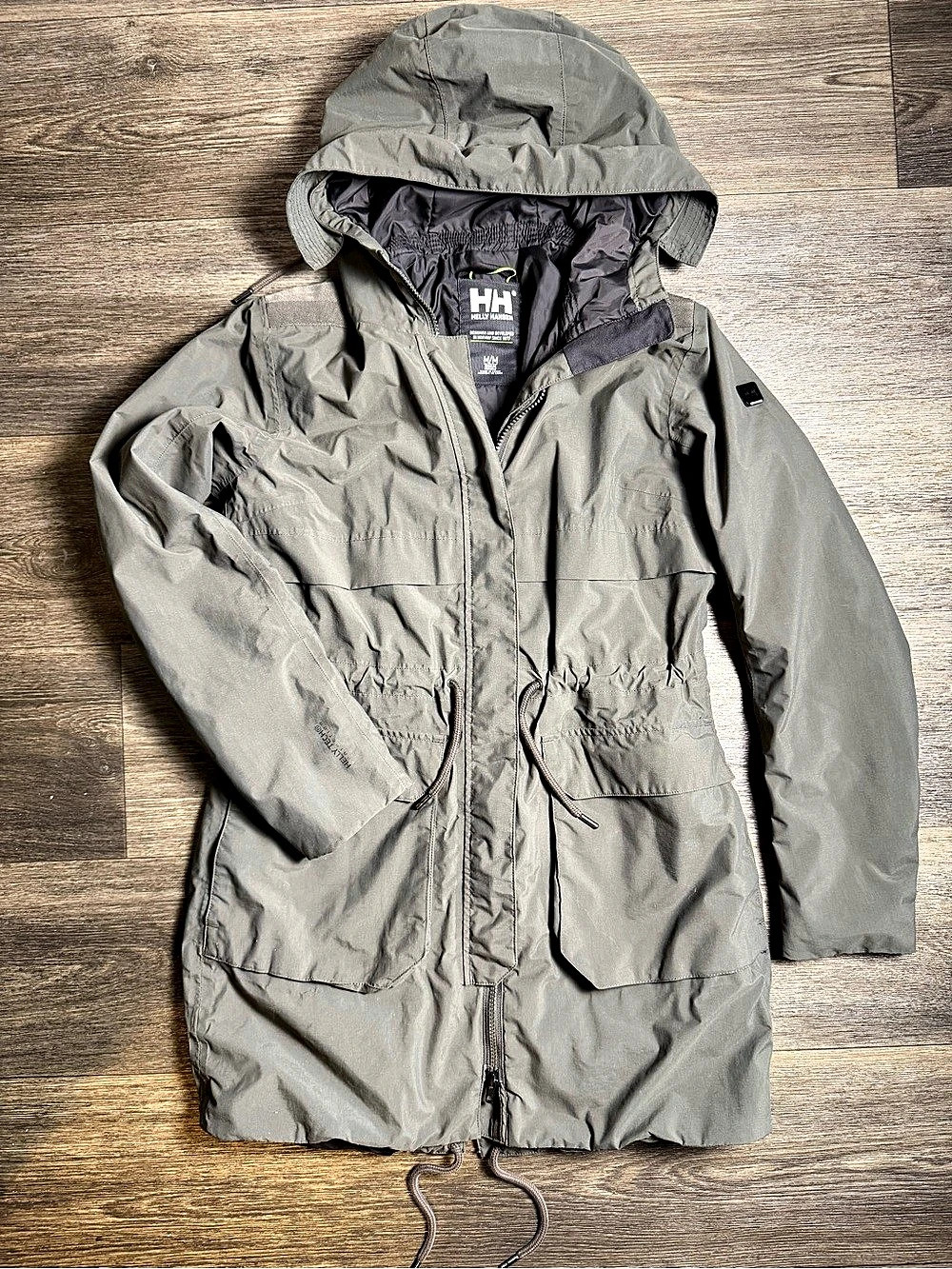Helly Hansen Women's Hooded Ski Jacket Gray Medium